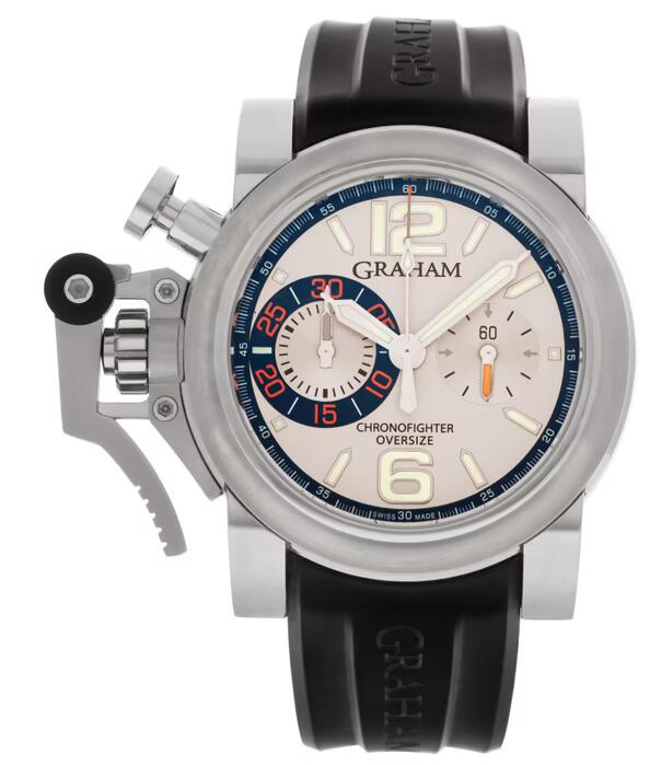 Review Replica Watch Graham chronofighter oversize silver 20VAS.S02A
